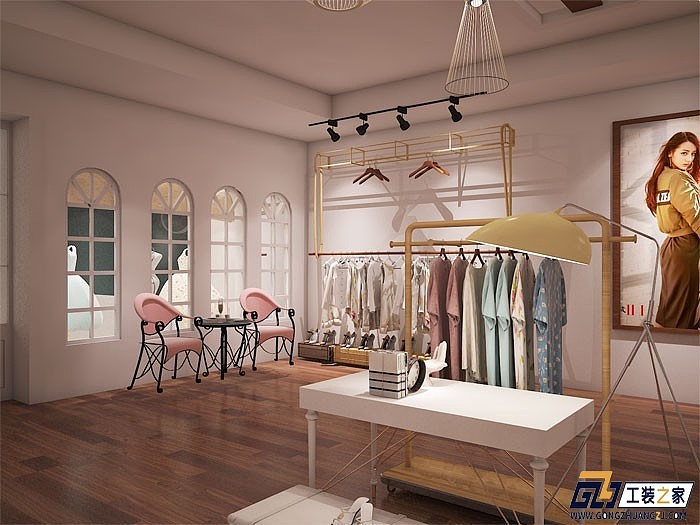 西安西大街服裝店裝修設(shè)計圖